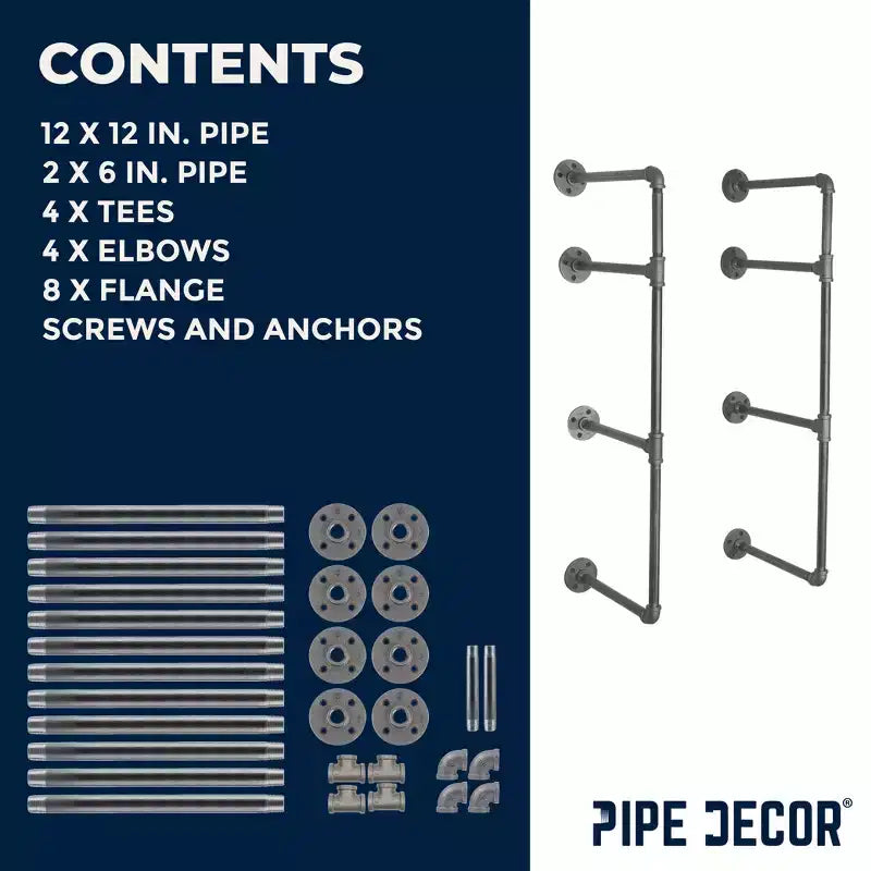 3 -Tier Wall Mounted Shelf By