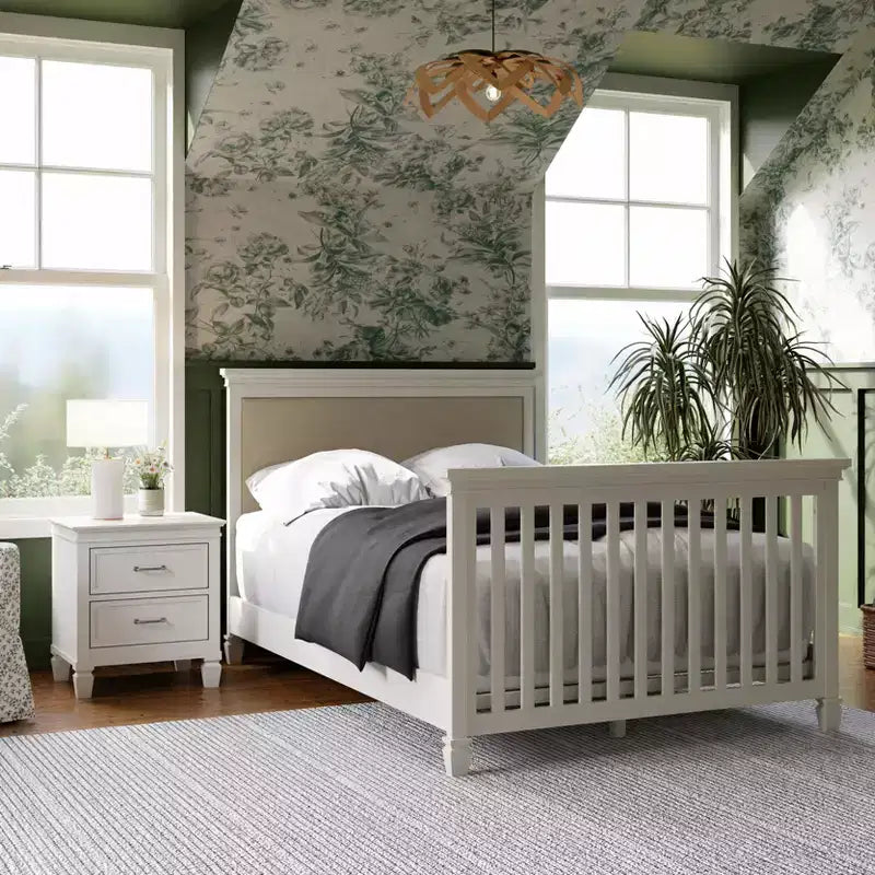 Namesake Darlington 4-in-1 Convertible Crib - Warm White
