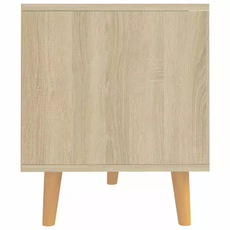 XL TV Stand - Brown Sonoma Oak TV Cabinet - Sturdy and Stable - Engineered Wood Material - Scandinavian Style - Ample Storage Space