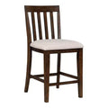 2pk Foret Padded Seat Counter Height Barstools Rustic Oak - HOMES: Inside + Out